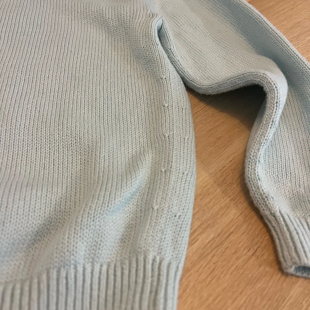 Bonpoint Crewneck light blue Voyage sweater - 100% cotton - Picture 6 of 9